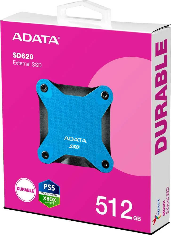 Išorinis kietasis diskas - Adata SD620 512 GB Mėlynas