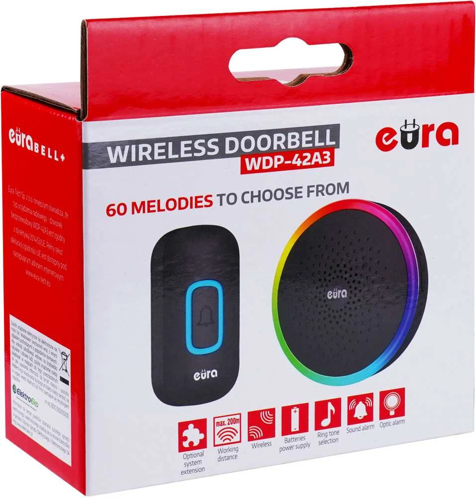 Dzwonek belaidis EURA WDP-42A3 juoda