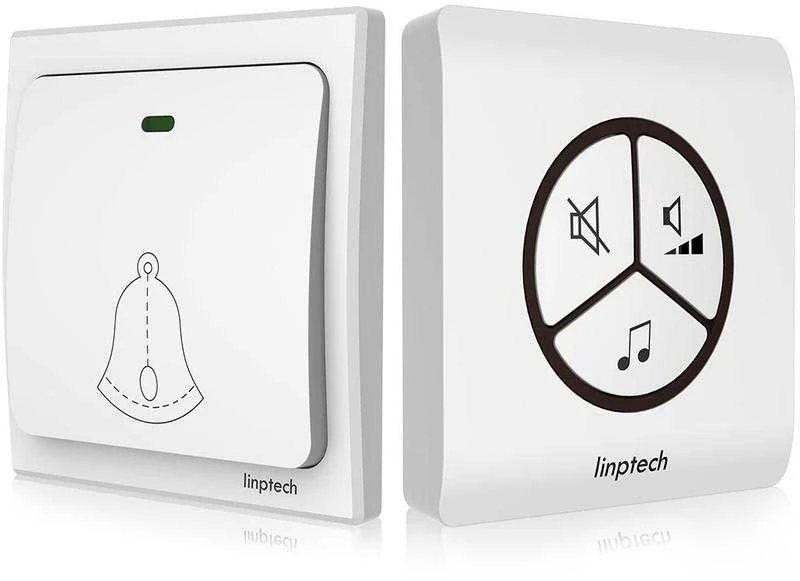 „Linptech“ be baterijų bevielis durų skambutis „Linbell G1“.