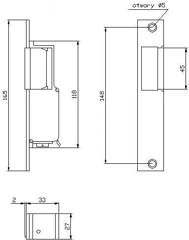 Orno Elektrinis smūgis, siauras, dešinysis