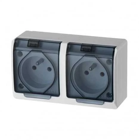 Elektro Plast Nasielsk GN.2X2P+Z N/T IP44 balta KL.DYMNA HERME