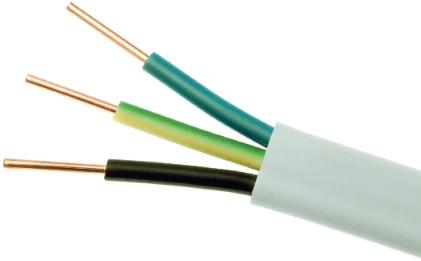 Przewód elektrinis drut płaski YDYp 3x1,5mm2 450/750V ELEKTROKABEL 100m
