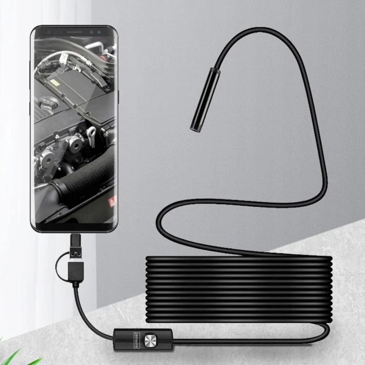 Endoskopų dirbtuvių apžiūros kamera „Android“ telefonų vamzdžiams, USB-C, 3,5 m, Zenwire AN100