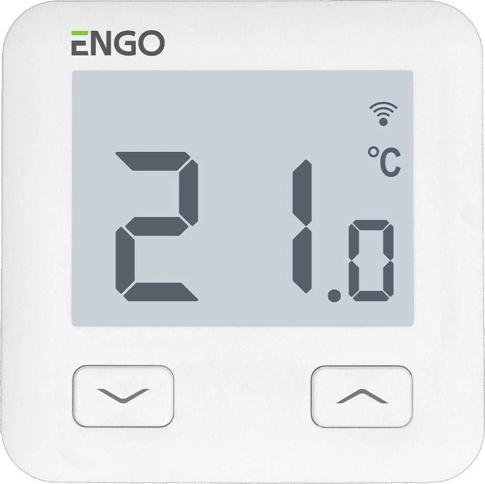 Engo Controls Belaidis temperatūros reguliatorius E10-W, 230 V, baltas