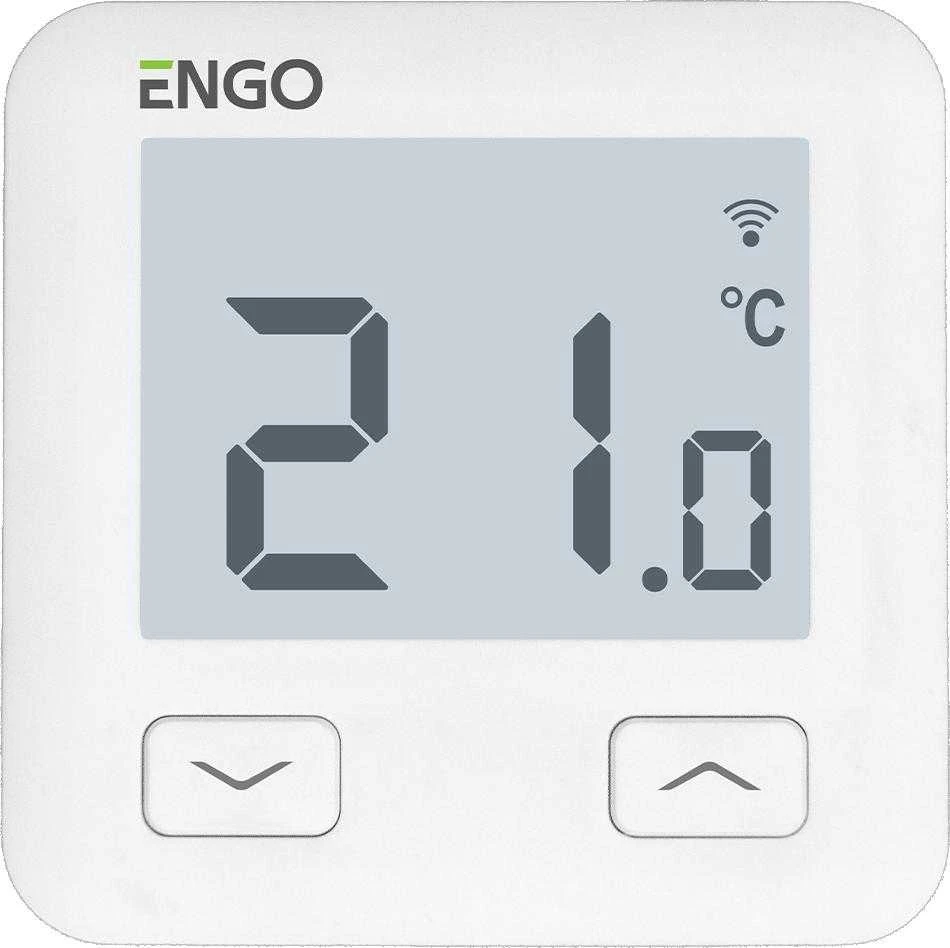 Engo Controls Belaidis temperatūros reguliatorius E10-W, 230 V, baltas