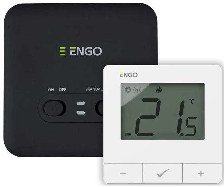 Engo Controls Engo E20i belaidis Wifi termostatas 16A, baltas