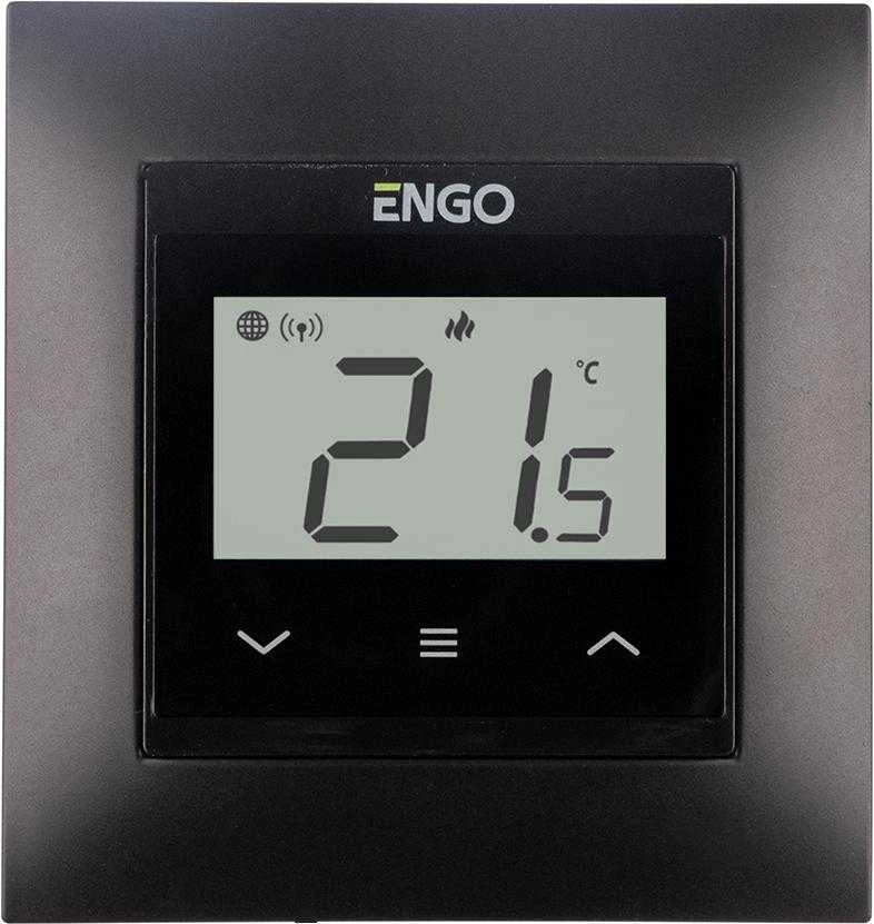 „Carruzzo ENGO Controls E55-B“ – internetas, potinkinis temperatūros reguliatorius 55 colių rėmui, „Wi-Fi“