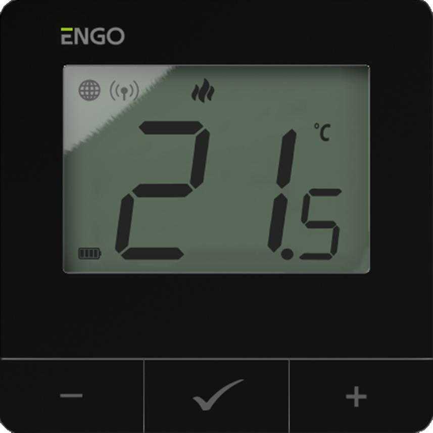 Carruzzo ENGO Controls išmanusis šildymo komplektas (E25-BATB-4 + ETRV-M30)