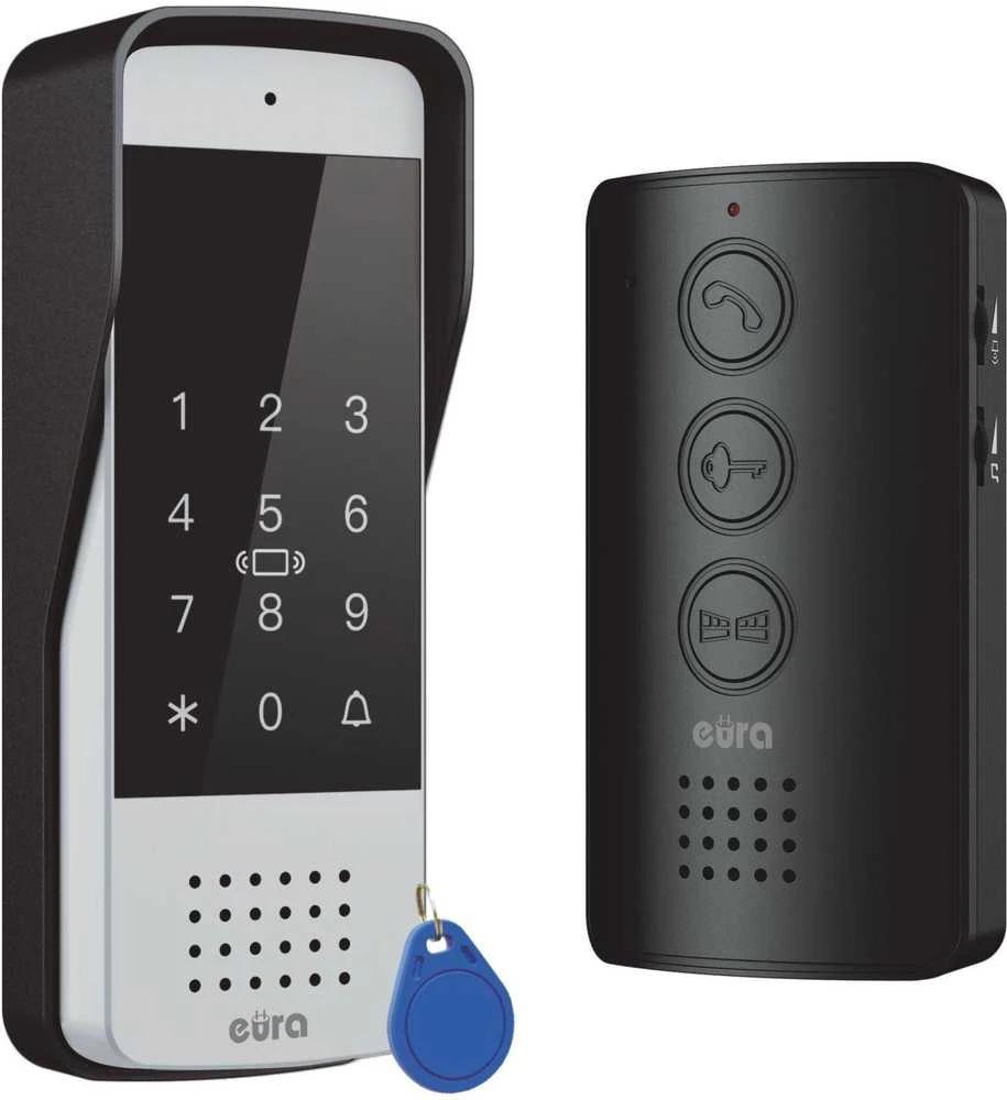 EUA EURA ADP-34A3 intercom juodas
