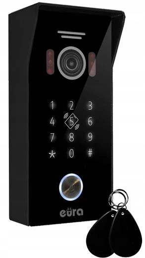 EURA VDP-99C5 VIDEO TELEFONAS baltas, WiFi, RFID, TUYA