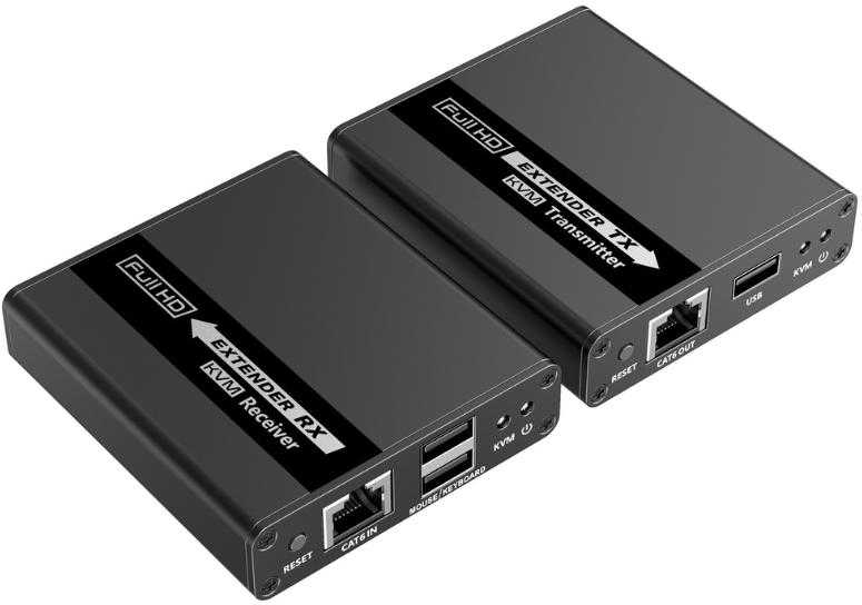 HDMI ilgintuvas Kenik KG-EX70HDMI-U/4K vaizdo + garso + pelė per vytos poros