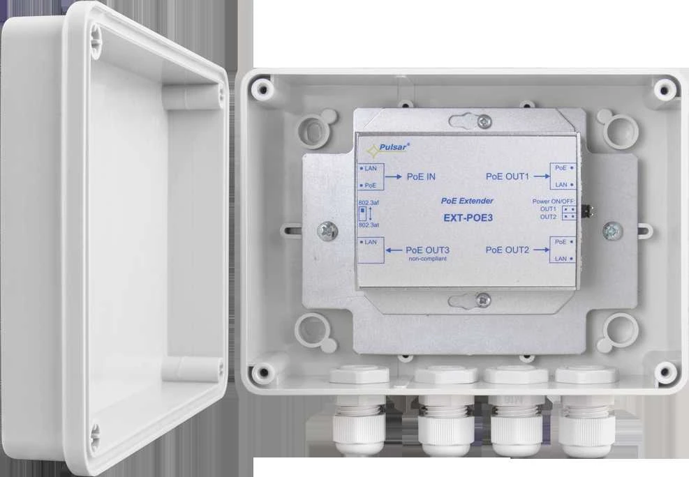 Pulsar EXT-POE3H atviros dėžutės vaizdas