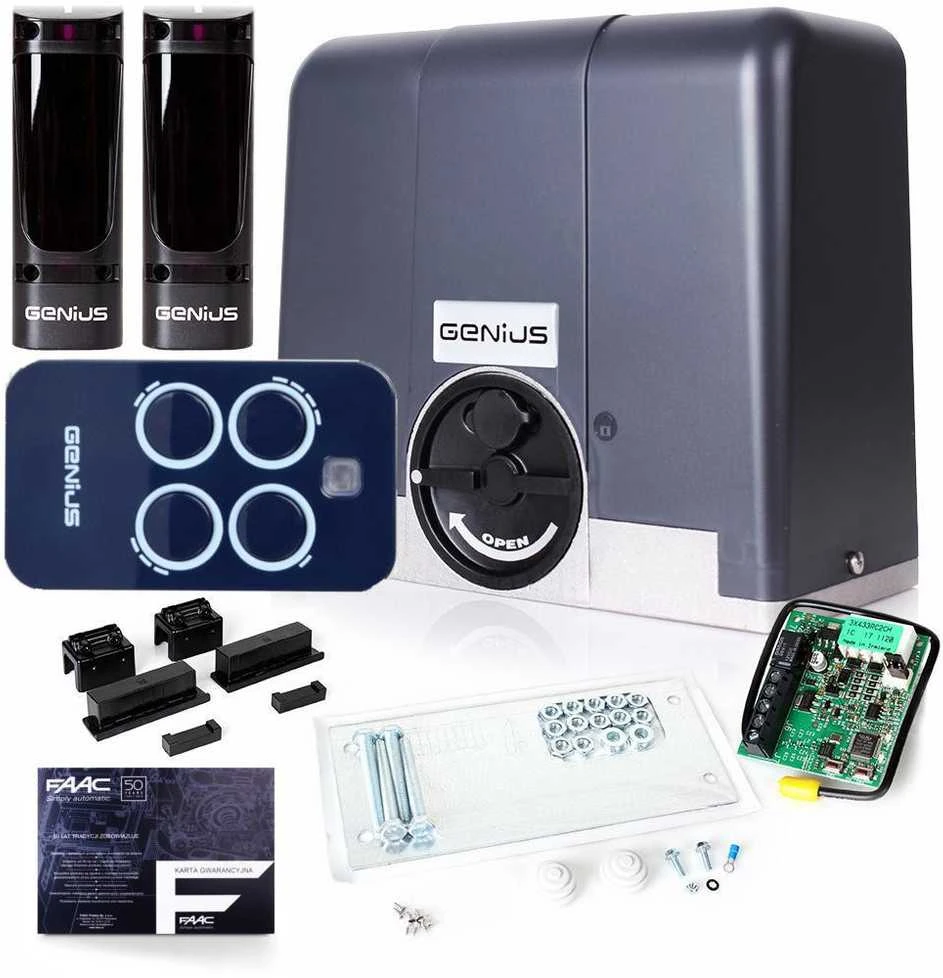 Faac „Genius Blizzard 400“ 24 V komplektas stumdomiems vartams, sveriantiems 400 kg