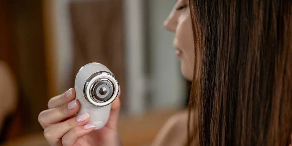 Feiyu Tech Sveikata ir asmeninė priežiūra - KiCA iBeauty Sonic Veido Liftingo Masažuoklis su EMS, 50 min. veikimo laikas, perlas