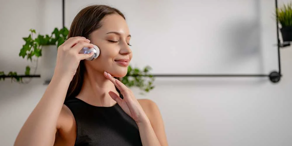 Feiyu Tech Sveikata ir asmeninė priežiūra - KiCA iBeauty Sonic Veido Liftingo Masažuoklis su EMS, 50 min. veikimo laikas, perlas