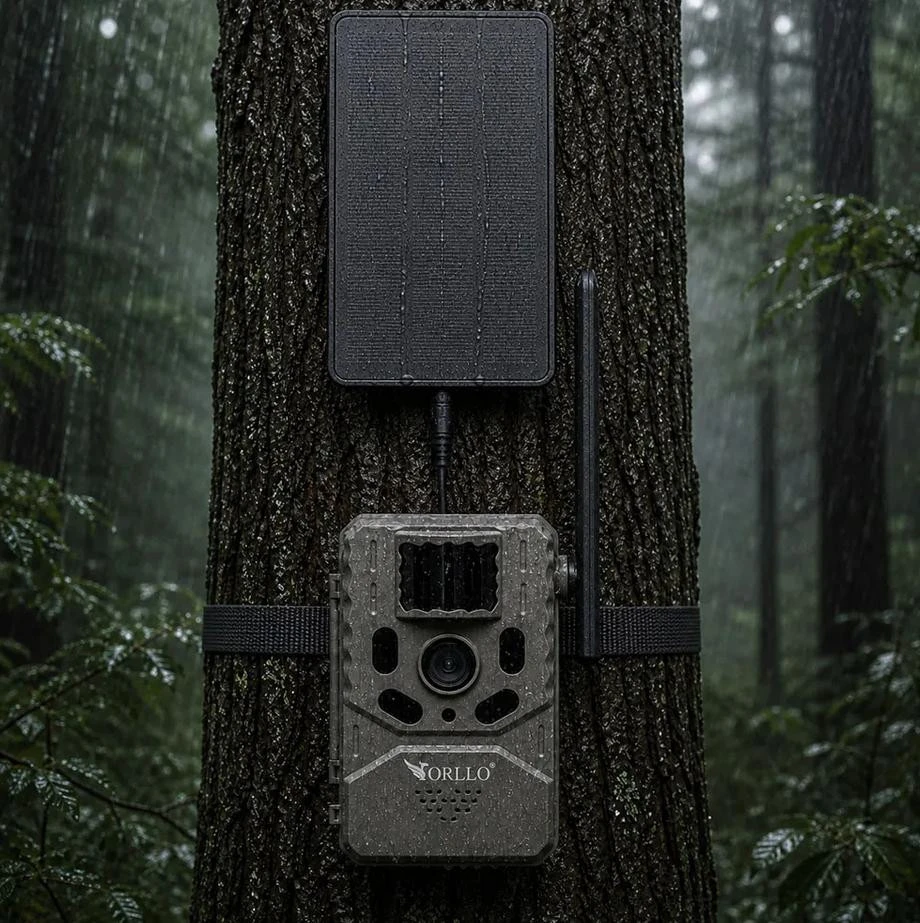 Fotopułapka - Kamera leśna - Orllo Huntercam 6 SIM su zasilaniem solarnym
