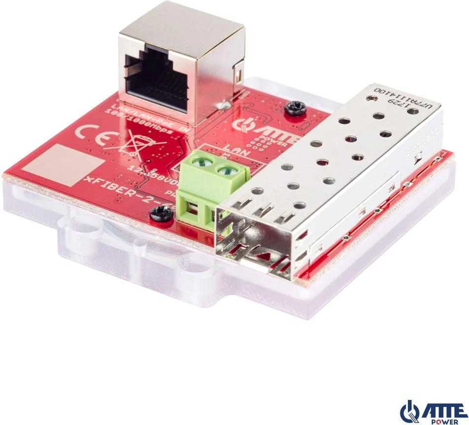 ATTE xFIBER-2-60 medijos keitiklis su SFP ir RJ45 jungtimis