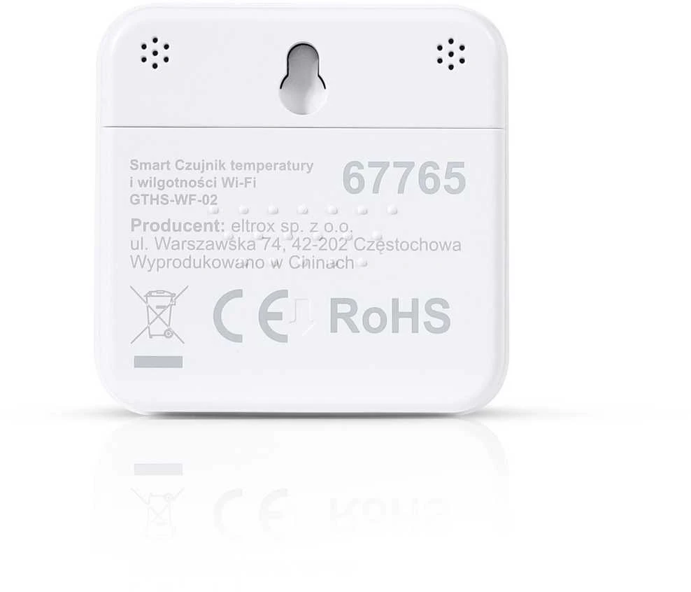 GISE Smart temperatūros jutiklis i wilgotności Wi-Fi | Tuya | GTHS-WF-02