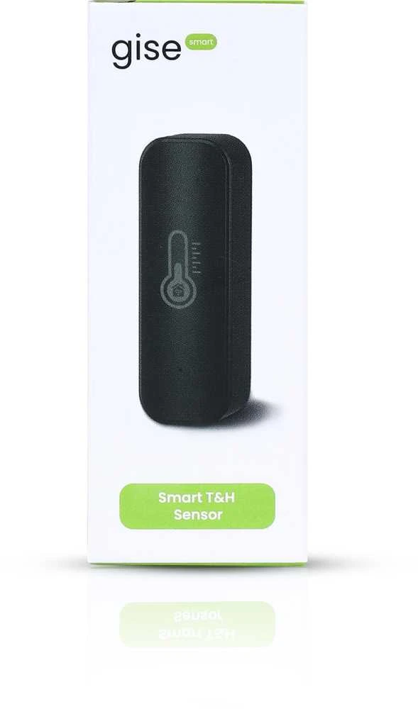 GISE Smart temperatūros jutiklis i wilgotności Wi-Fi Juodas | Tuya | GTHS-WF-01-B