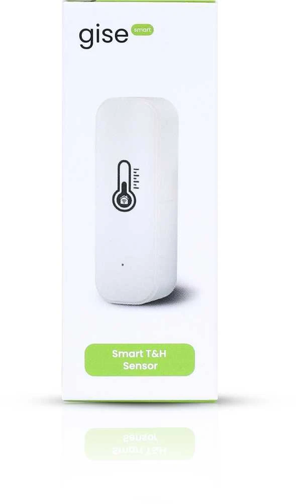 GISE Smart temperatūros jutiklis i wilgotności Wi-Fi Baltas | Tuya | GTHS-WF-01-W