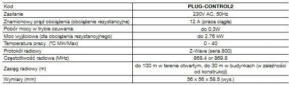 Gniazdko sterowane NICE Plug-Control2 E