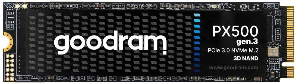 „Goodram PX500 GEN.3 SSDPR-PX500-256-80-G3“ vidinis SSD diskas 256 GB M.2 PCI Express 3.0 NVMe 3D NAND