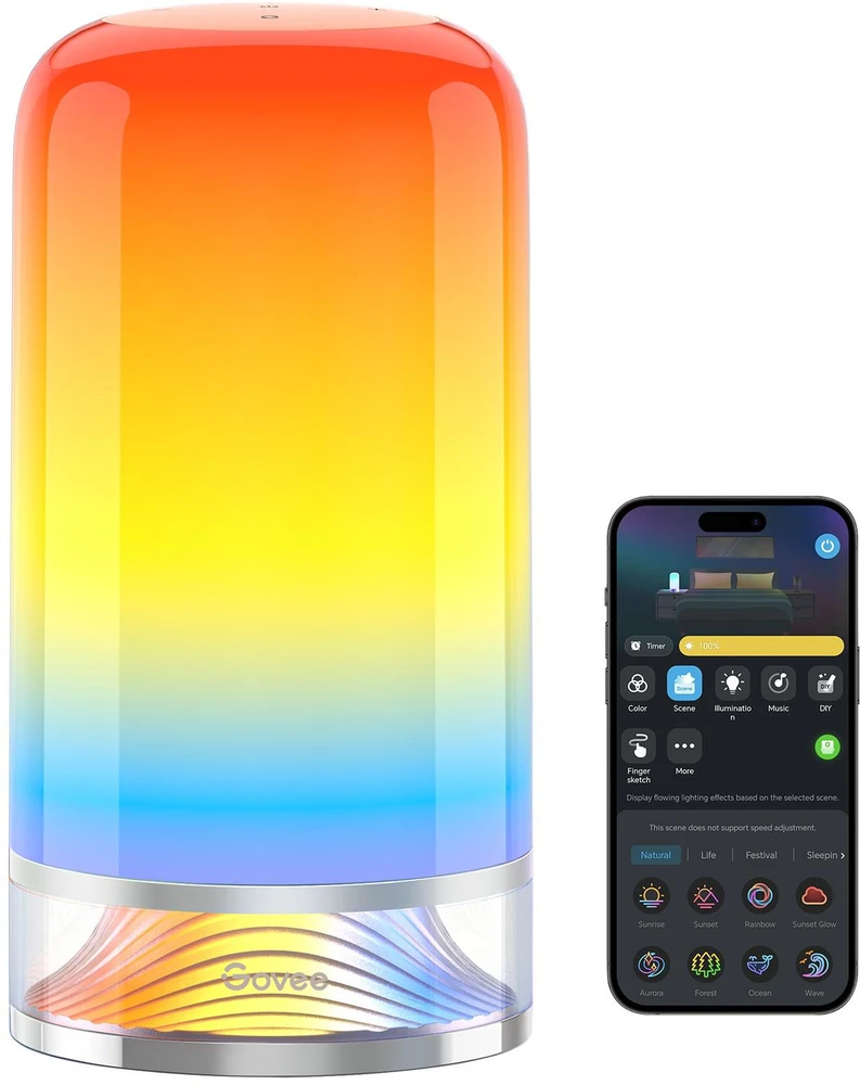 Govee H6022 išmanioji stalinė lempa su „Wi-Fi“ / „Bluetooth“