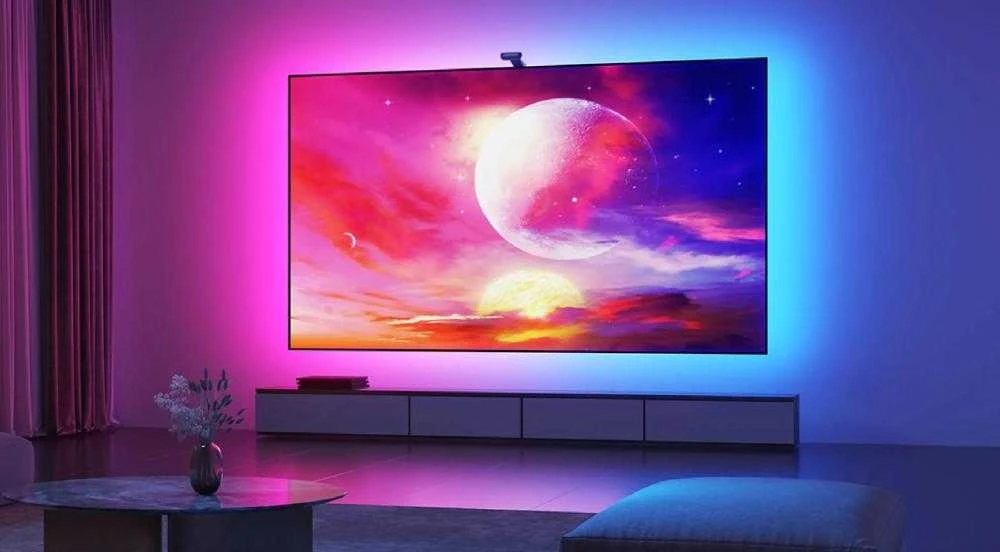 Govee H605C Envisual TV foninis apšvietimas T2 | LED juostelė | televizoriui 55-65 colių, RGBIC, Wi-Fi+Bluetooth