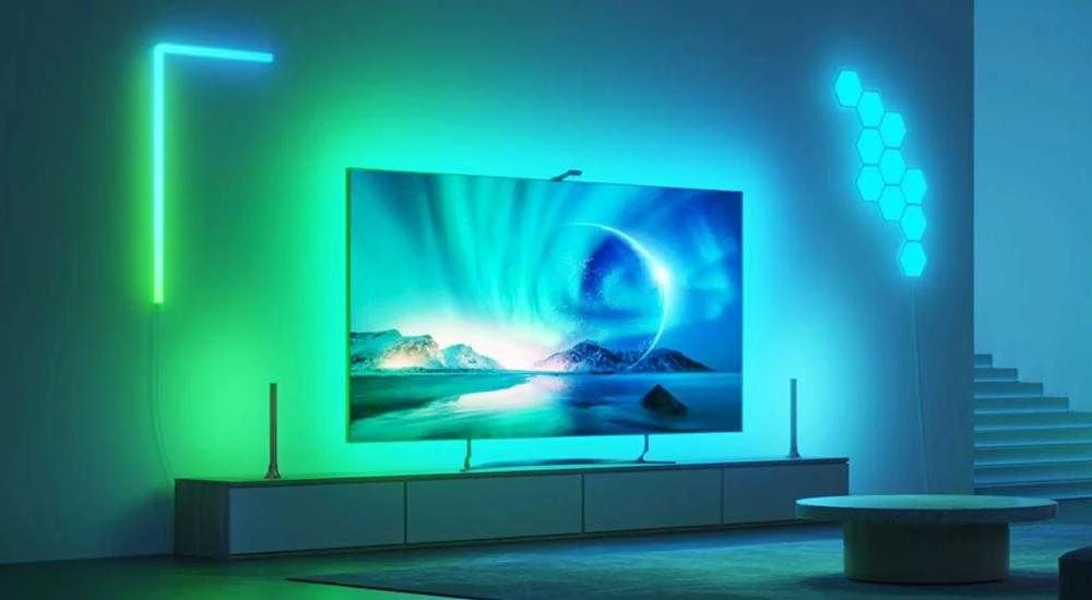 Govee H605C Envisual TV foninis apšvietimas T2 | LED juostelė | televizoriui 55-65 colių, RGBIC, Wi-Fi+Bluetooth