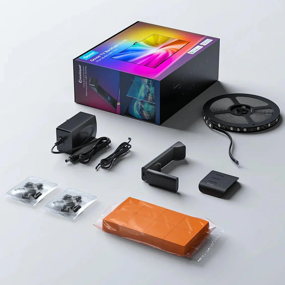 Govee TV apšvietimas 3 lite | LED juostelė | skirtas 55-65 colių televizoriui, Wi-Fi, Bluetooth, RGBIC