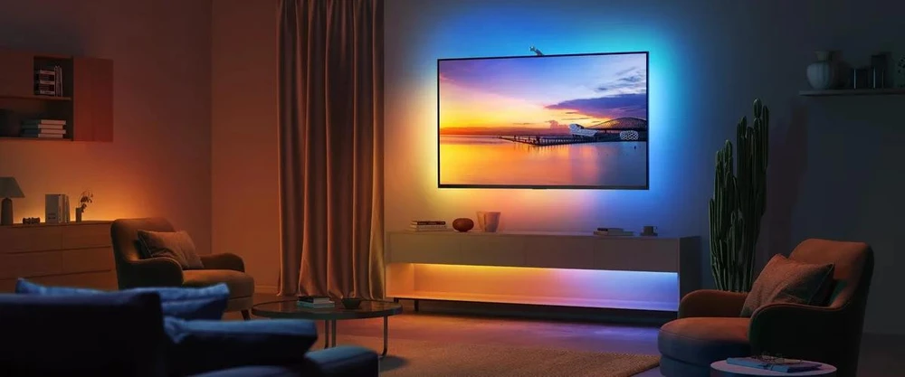 Govee TV apšvietimas 3 lite | LED juostelė | skirtas 55-65 colių televizoriui, Wi-Fi, Bluetooth, RGBIC