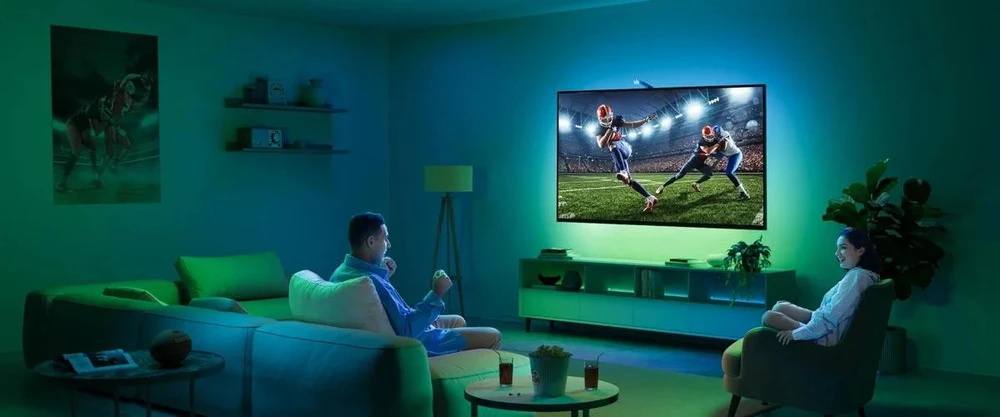 Govee TV apšvietimas 3 lite | LED juostelė | skirtas 55-65 colių televizoriui, Wi-Fi, Bluetooth, RGBIC