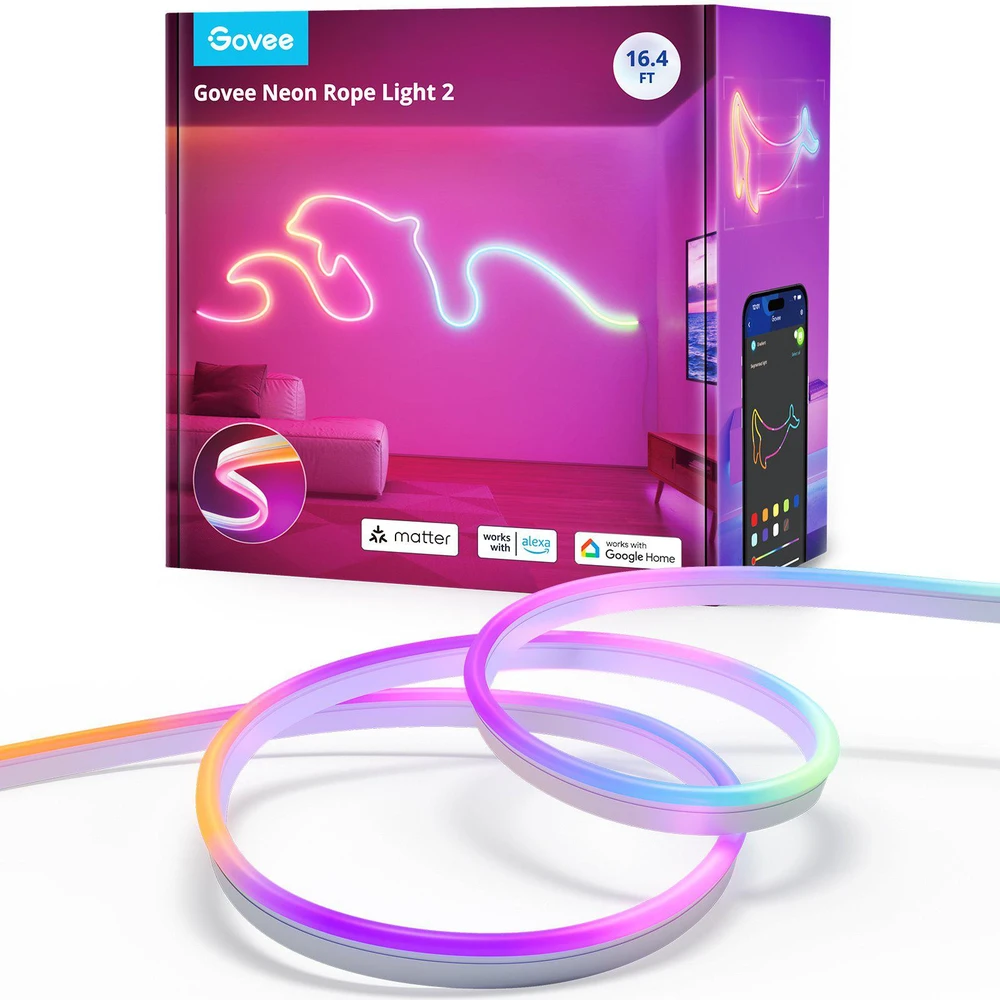 Govee H61D5 Neoniniai žibintai 2 5m | Oświetlenie LED | Matter, HomeKit, Google, Alexa, SmartThings