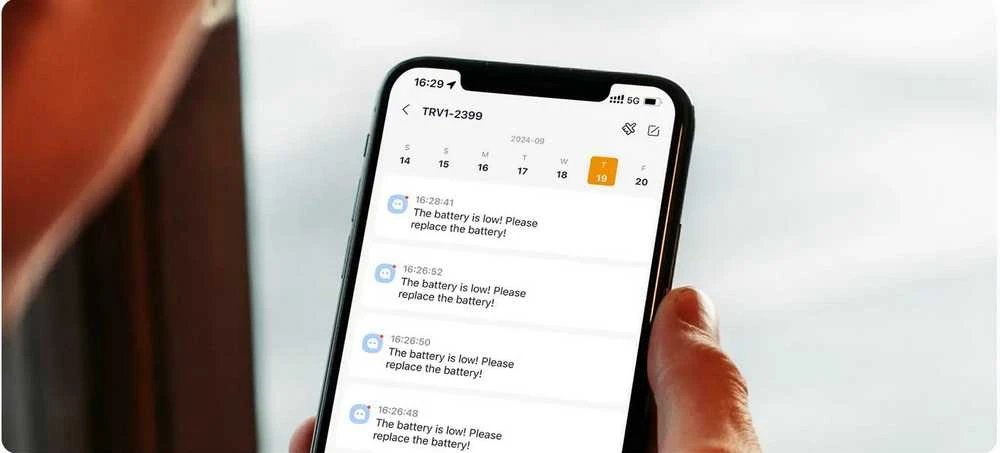 ZigBee termostatinė galvutė IMOU IOT-TRV1-EU + 6 adapteriai