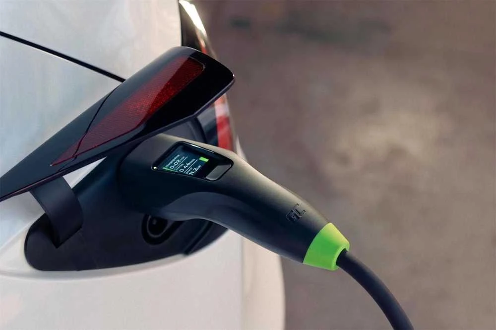 Žalias Cell type 2 - type 2, 11kW, 7m ilgio krovimo laidas su valdikliu