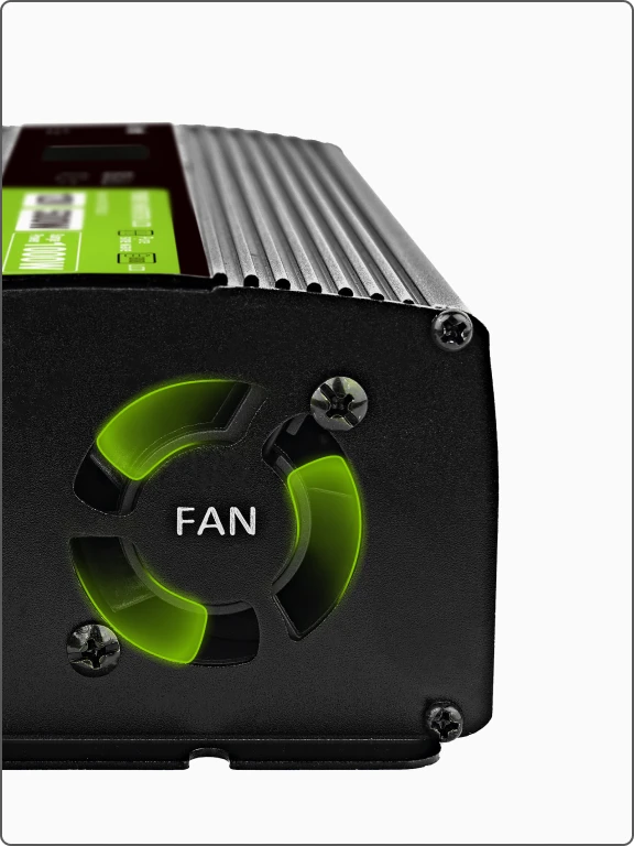 Green Cell Žalias Cell Automobilio maitinimo inverteris Žalias Cell® 12V–230V, 500W/1000W