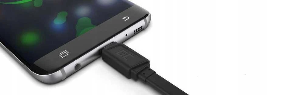 Green Cell Žalias Cell GREENCELL KABGC03 GCmatte USB-C Plokščias laidas 25 cm su greitu įkrovimu