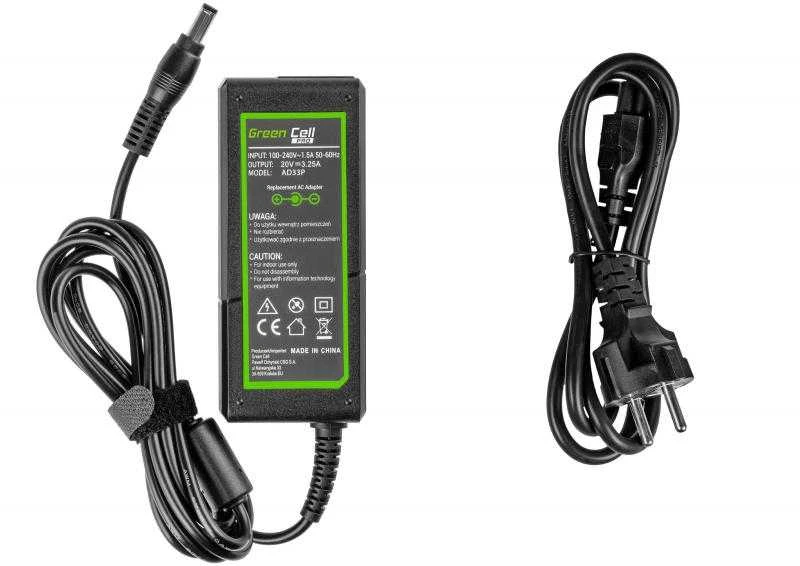 Nešiojamų kompiuterių įkroviklis Greencell AD33P PRO 65W 20V Lenovo