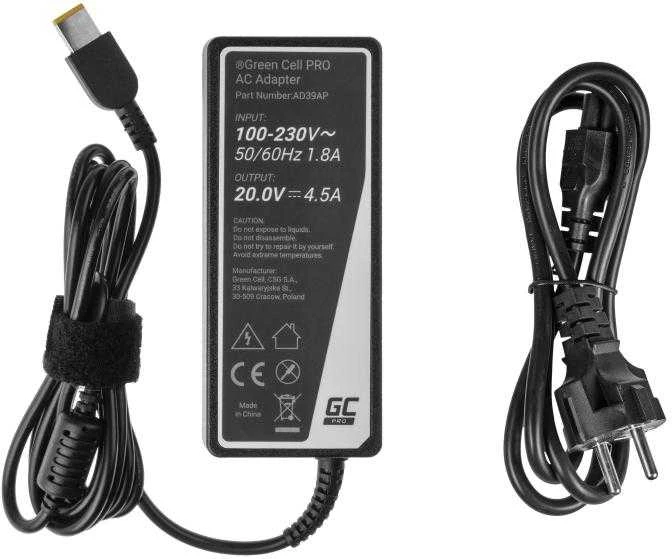 Nešiojamų kompiuterių įkroviklis Greencell AD39AP PRO 90W 20V Lenovo