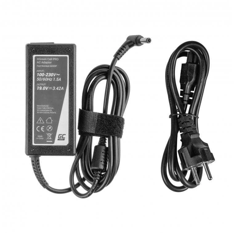 Nešiojamų kompiuterių įkroviklis Greencell AD25P PRO 65W 19V Toshiba, Asus