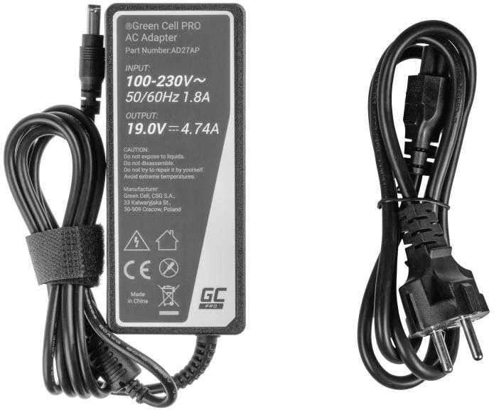 Nešiojamų kompiuterių įkroviklis Greencell AD27AP PRO 90W 19V Toshiba, Asus