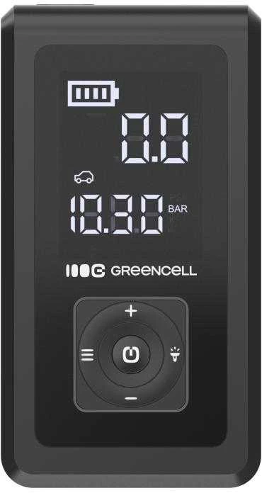 Green Cell „Greencell PowerBoost Air“ / starteris / išorinė baterija automobiliams su kompresoriumi 29,6 Wh 1000 A užvedimo įtaisas
