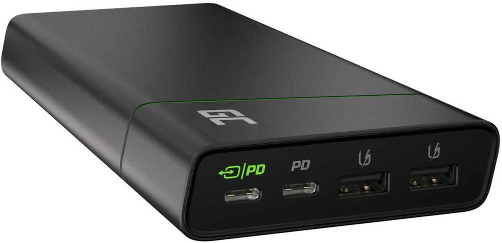 Green Cell Žalias Cell Power Bank Žalias Cell GC PowerPlay Ultra 26800mAh 128W 4 x USB