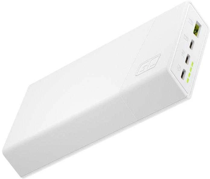 Green Cell Žalias Cell Žalias Cell Power Bank PowerPlay 20000mAh 22.5W - baltas