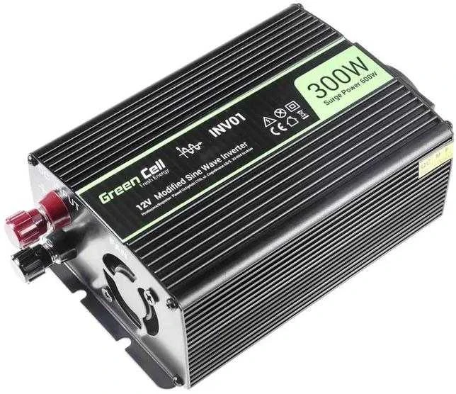 Green Cell Žalias Cell Žalias CELL automobilio maitinimo keitiklis 12V į 230V 500W/1000W