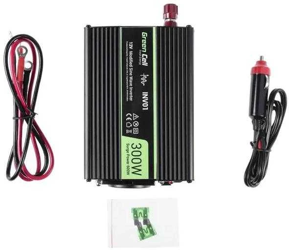 Green Cell Žalias Cell Žalias CELL automobilio maitinimo keitiklis 12V į 230V 500W/1000W