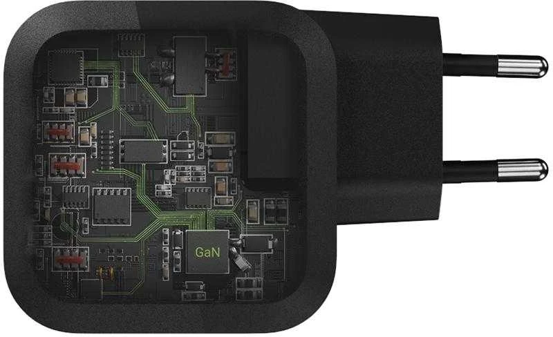 Green Cell Žalias Cell Žalias Cell įkroviklis 65W GaN GC PowerGan - 2x USB-C, 1x USB-A - baltas
