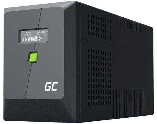 Green Cell Žalias Cell Avarinis maitinimo šaltinis UPS Greencell 2000VA 1200W PowerProof su LCD ekranu