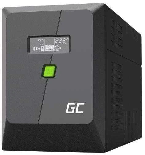 Green Cell Žalias Cell Avarinis maitinimo šaltinis UPS Greencell 2000VA 1200W PowerProof su LCD ekranu