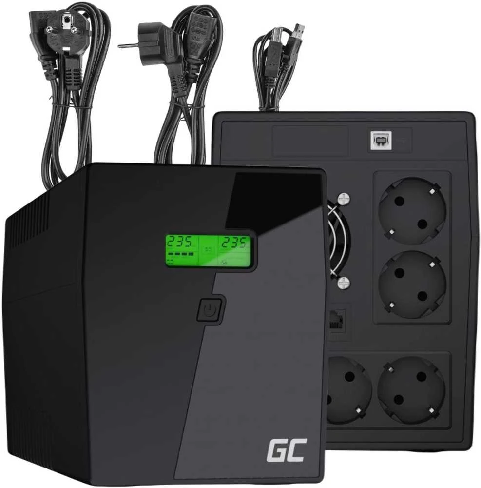Green Cell Žalias Cell GREENCELL UPS Power Proof 2000VA 1200W